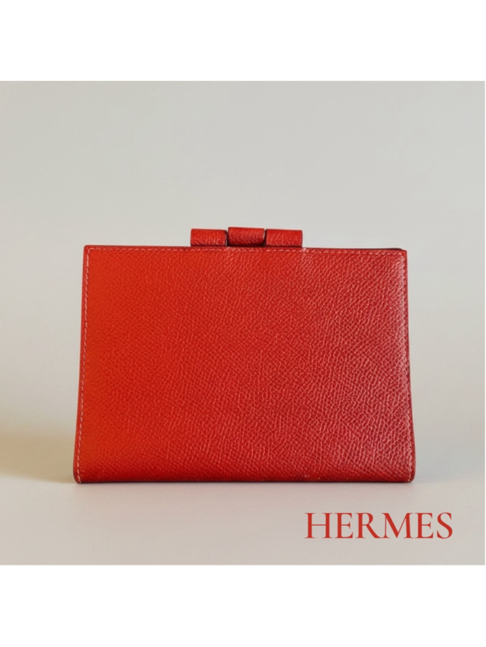 Hermès Red Leather Agenda Cover One Size